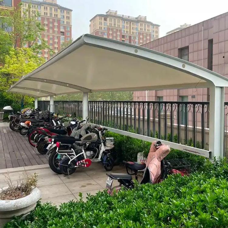 柳林县膜结构电动车棚